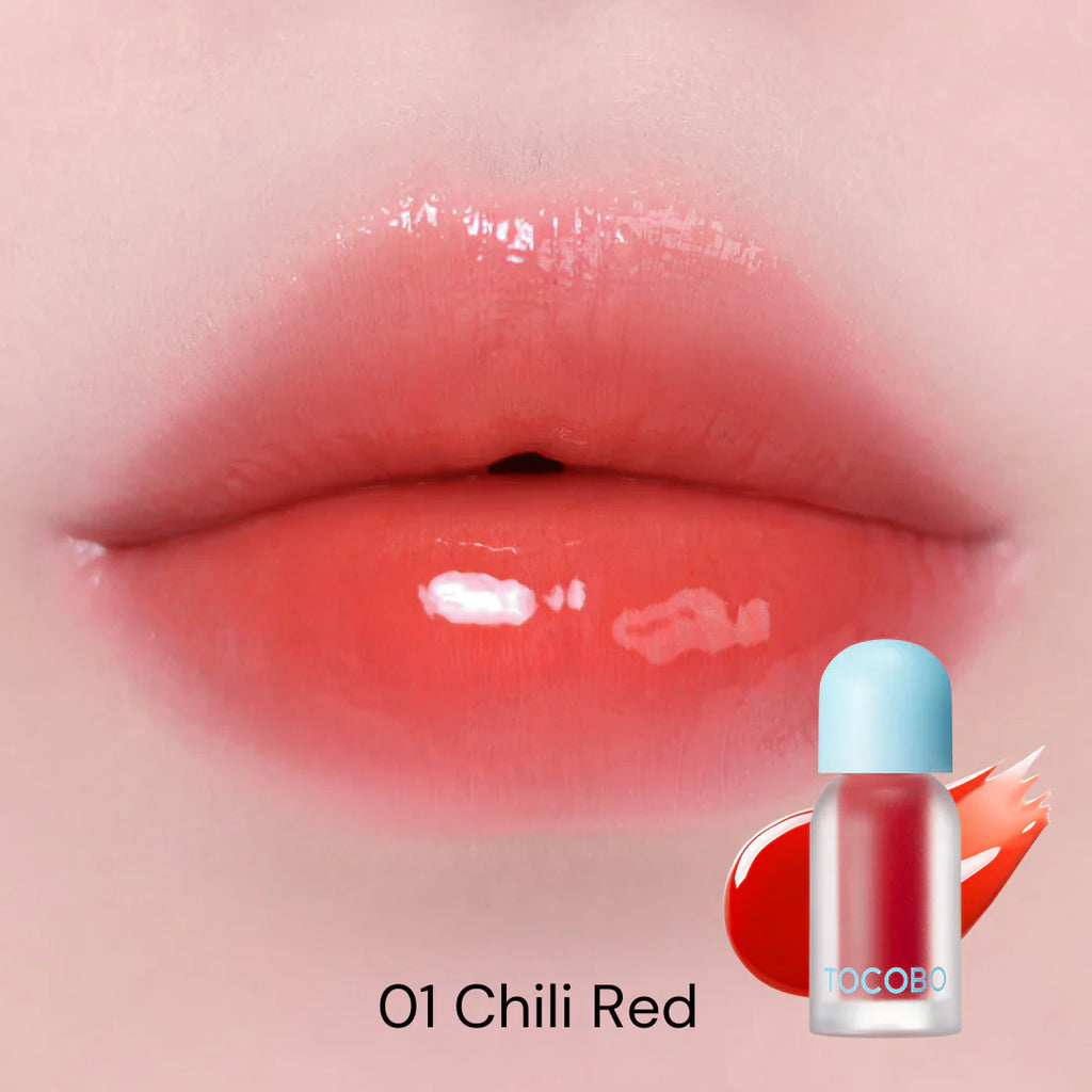 Tinta Juicy Berry Plumping Lip Oil Tocobo (01 Chilly Red)