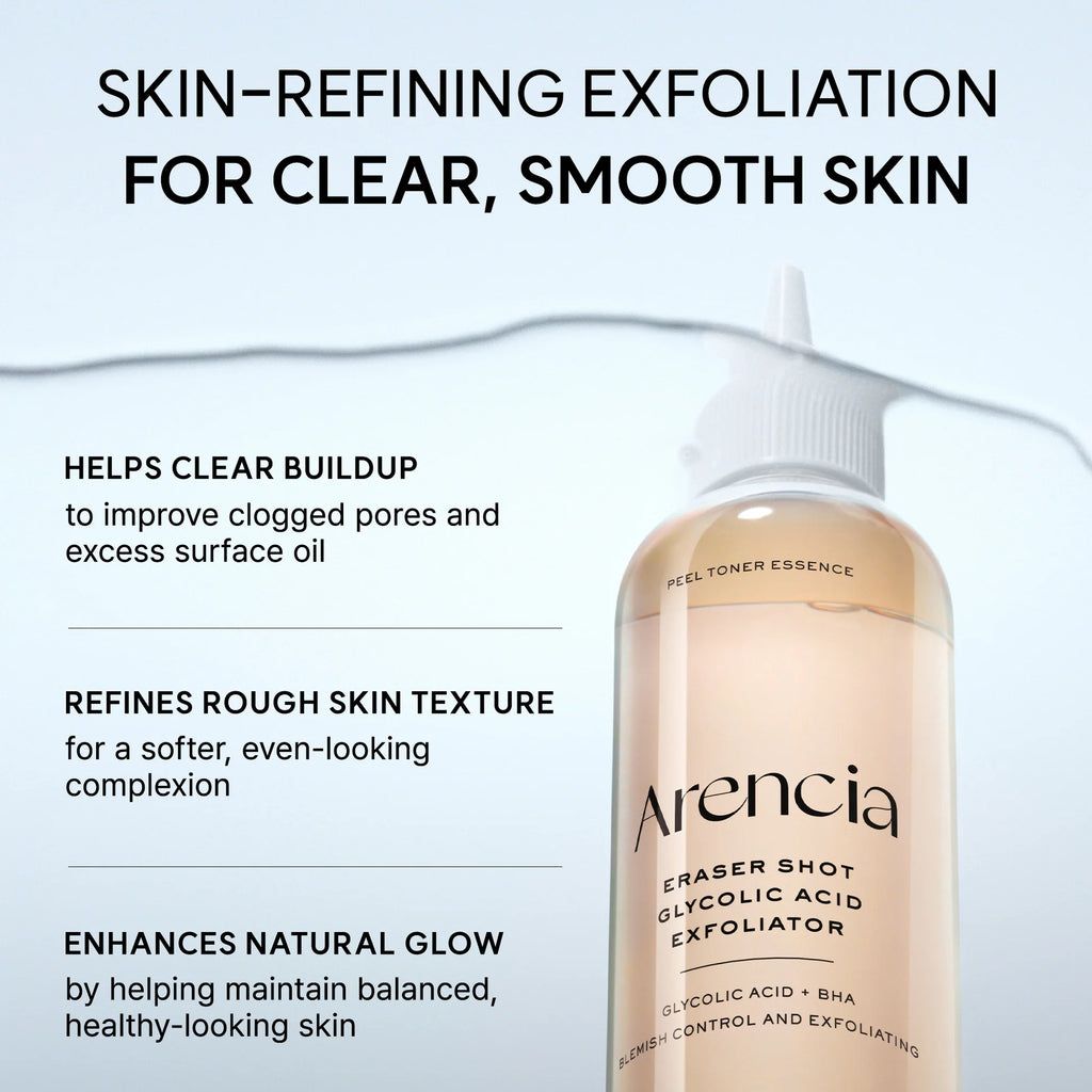 Tónico Eraser Shot Glycolic Acid Exfoliator Arencia