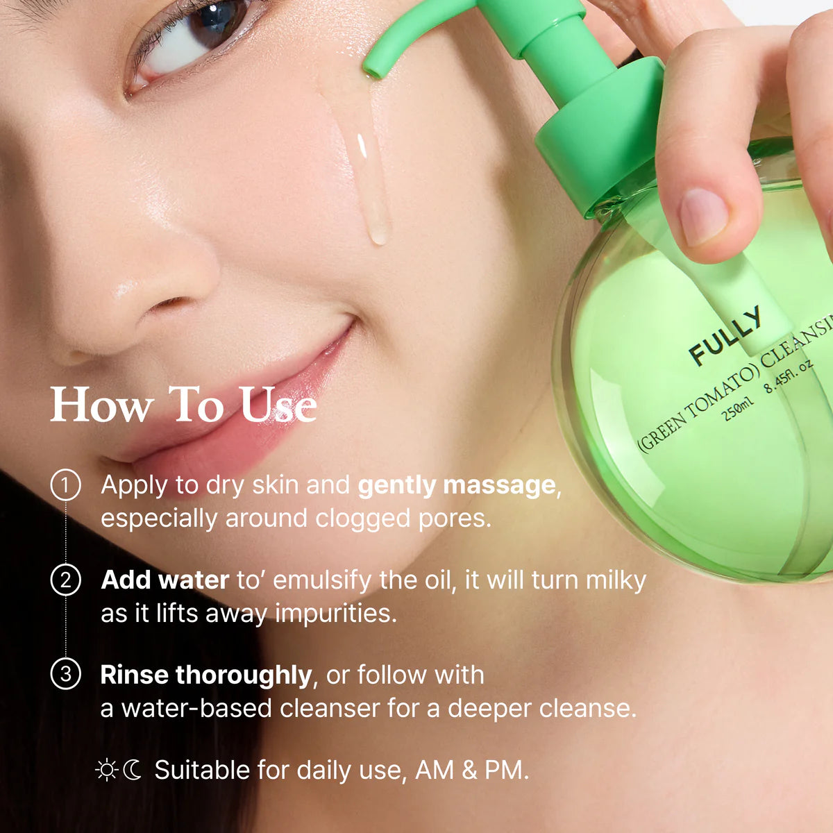 Limpiador En Aceite Green Tomato Cleansing Oil Fully