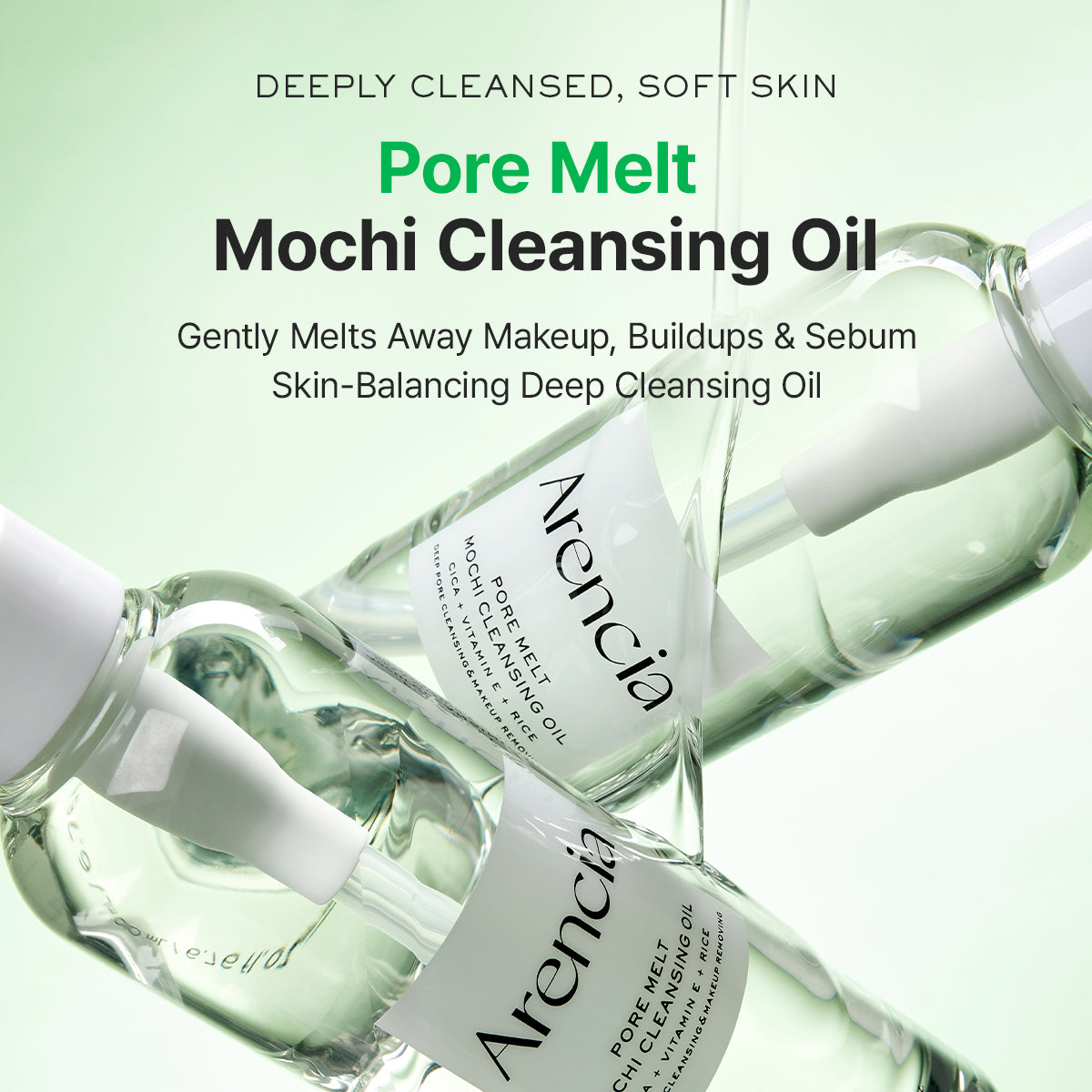 Limpiador Pore Melt Mochi Cleansing Oil Arencia