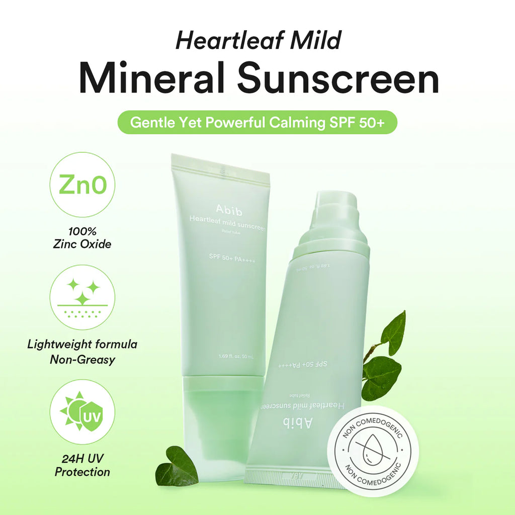 Protector Solar Heartleaf Mild Sunscreen Abib (50Ml)