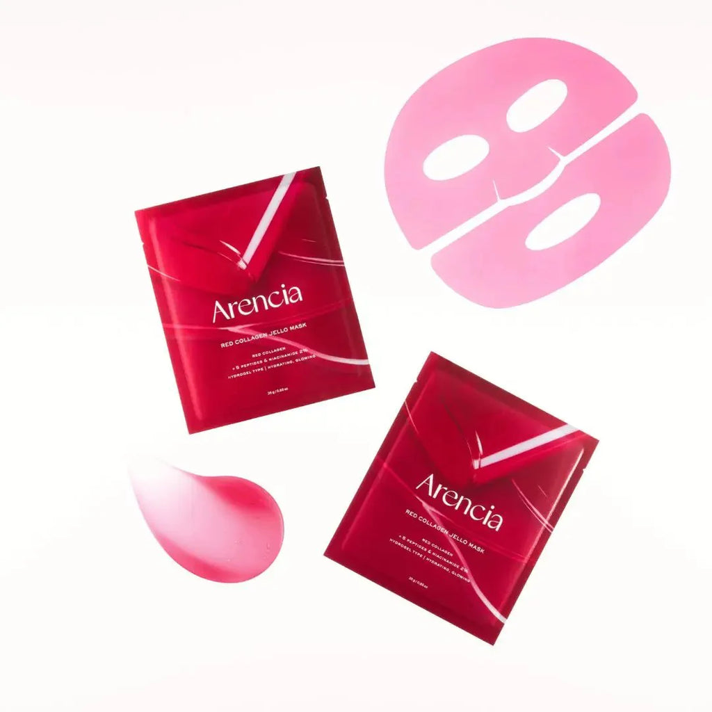 Sheet Mask Red Collagen Jelly Mask Arencia