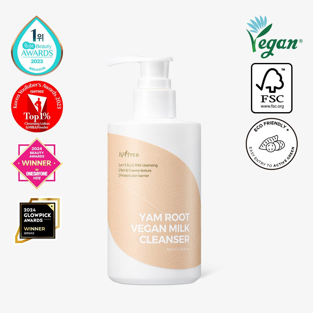 Limpiador Yam Root Vegan Milk Cleanser Isntree