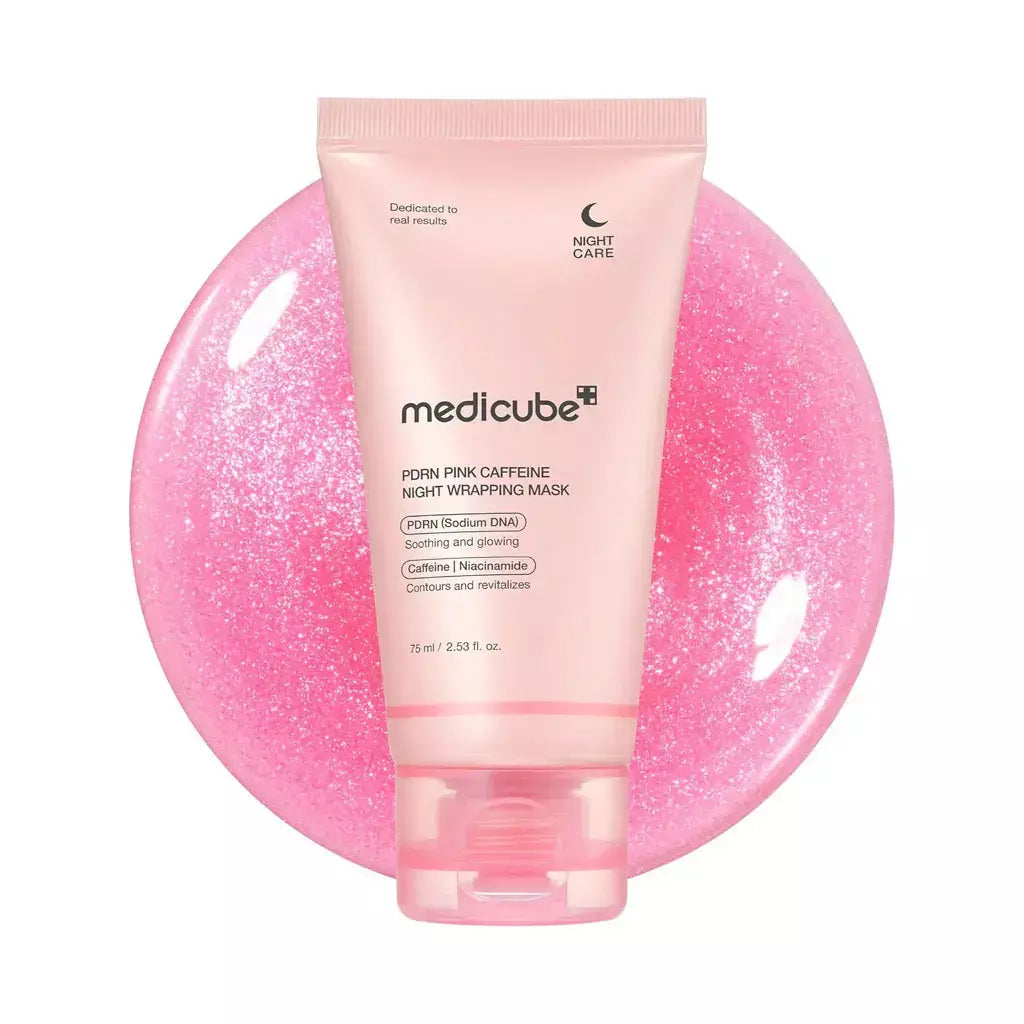 Mascarilla Pdrn Pink Caffeine Night Wrapping Mask Medicube