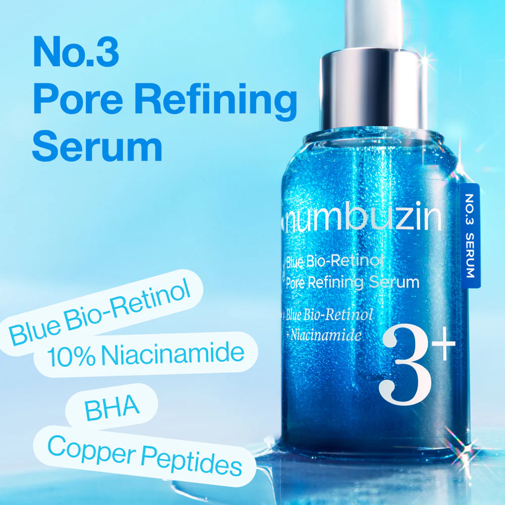Suero No. 3 Blue Bio Retinol Pore Refining Serum Numbuzin
