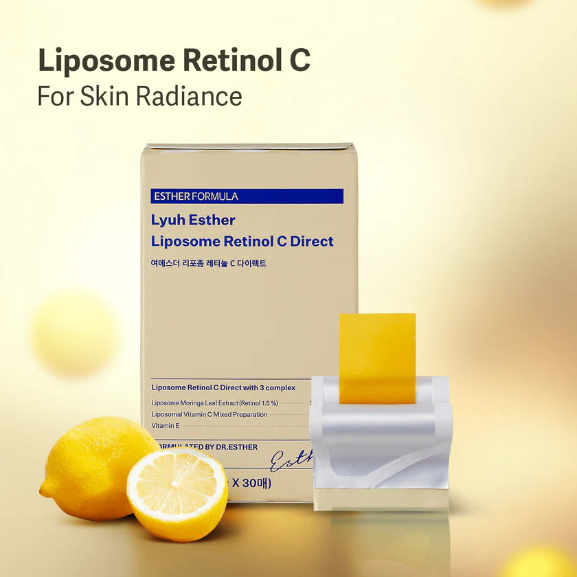 Tiras Orales Lyuh Esther Liposome Retinol C Direct