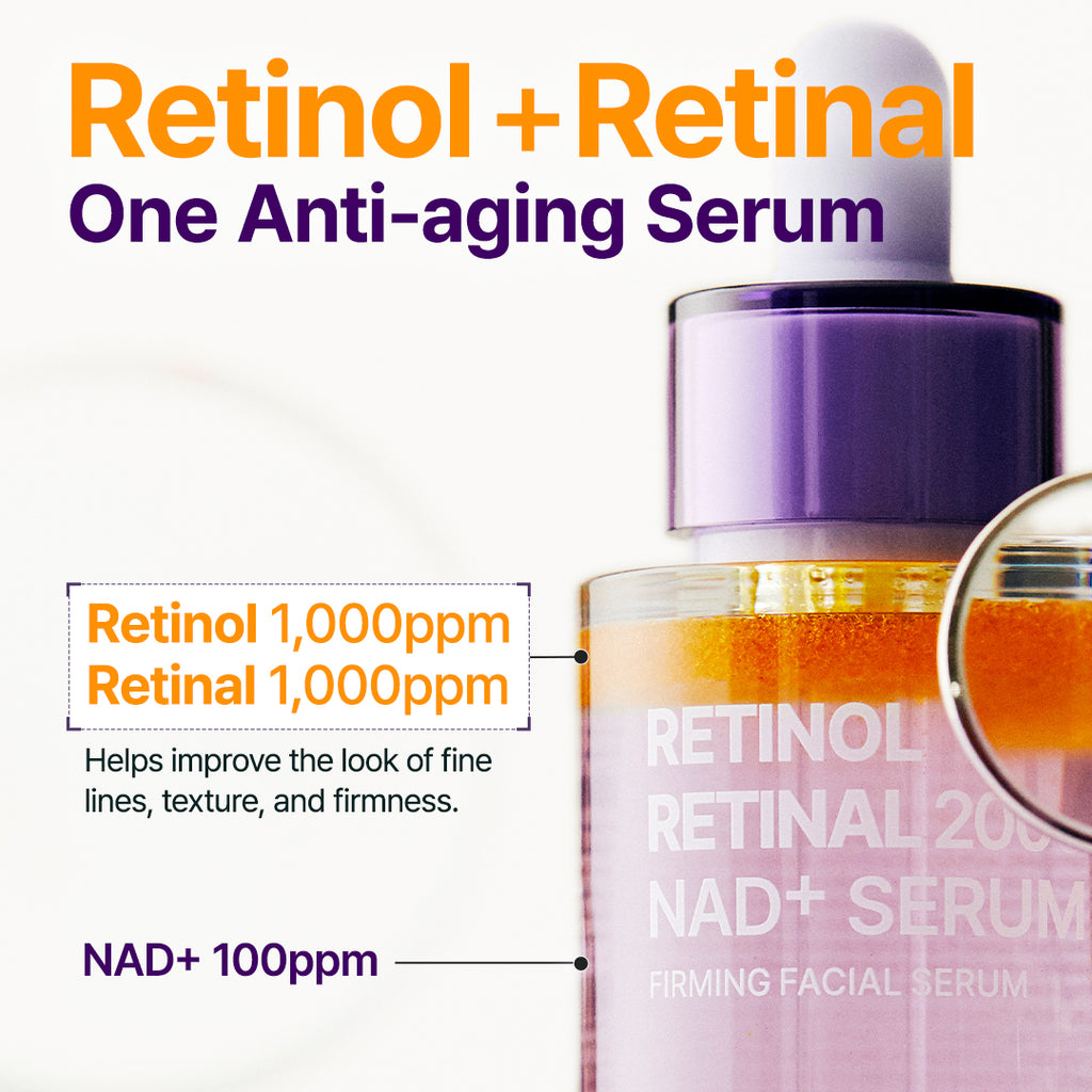 Suero Retinol Retinal 2000 NAD+ Serum Purito