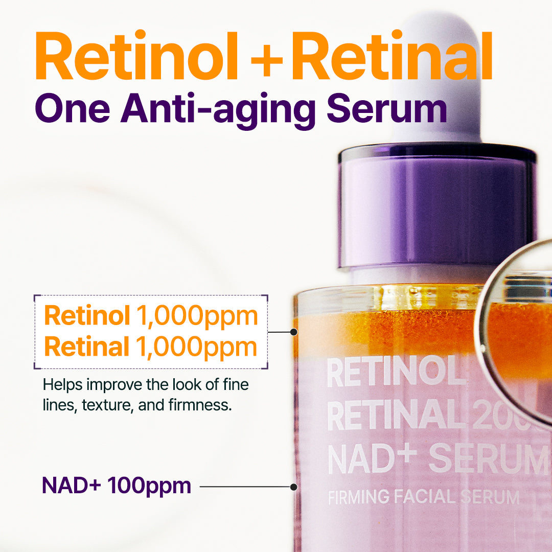 Suero Retinol Retinal 2000 NAD+ Serum Purito