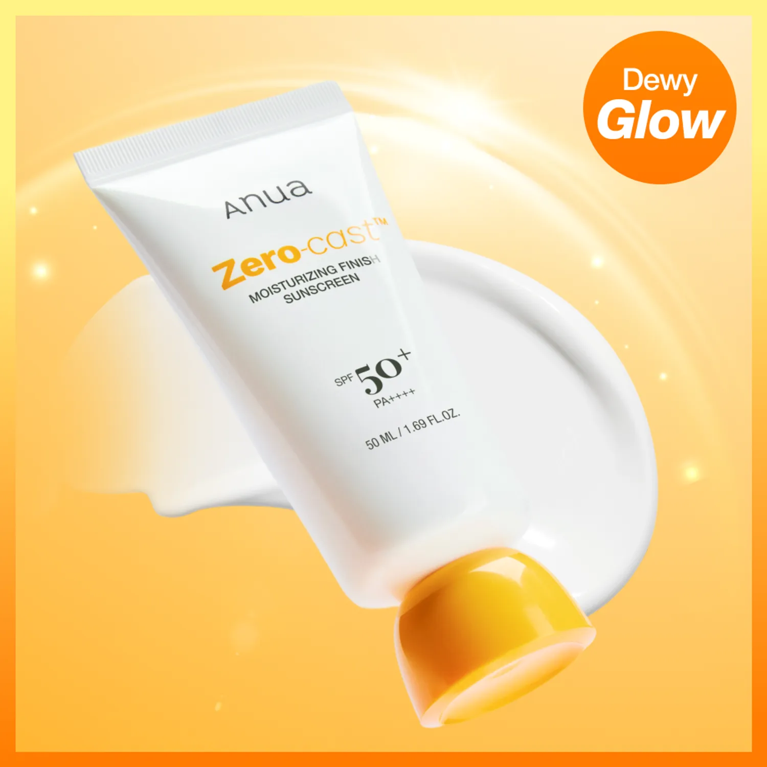 Protector Solar Zero Cast Moisturizing Finish Sunscreen Anua Imagen secundaria del producto