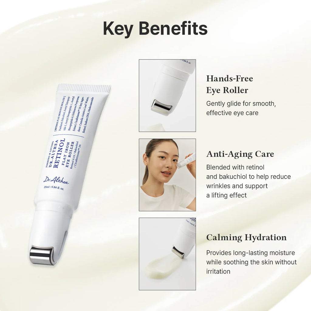 Contorno De Ojos Retinol Flat Iron Eye Roller Dr. Althea