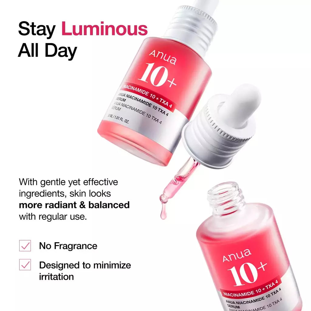 Suero Niacinamide 10% + Tranexamic Acid 4% Anua