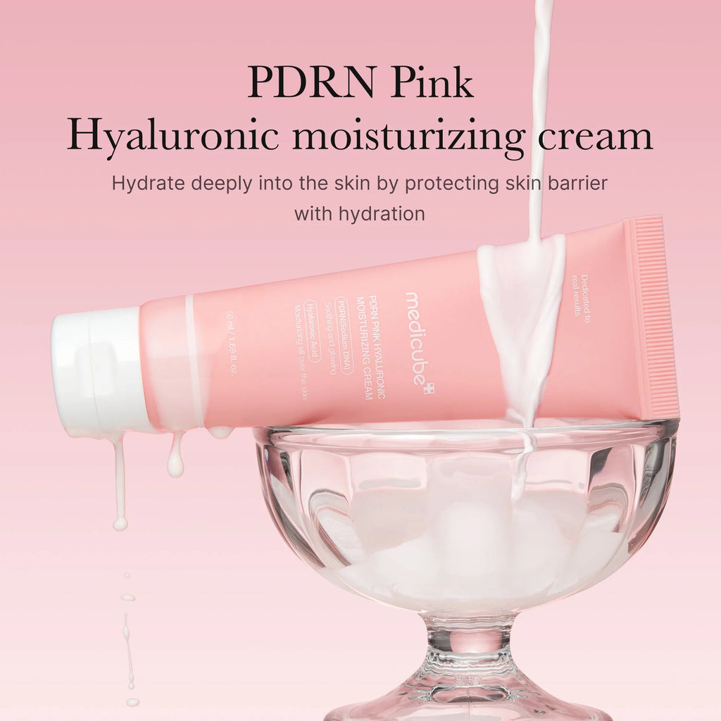 Crema Pdrn Pink Hyaluronic Moisturizing Cream Medicube (55Gr)