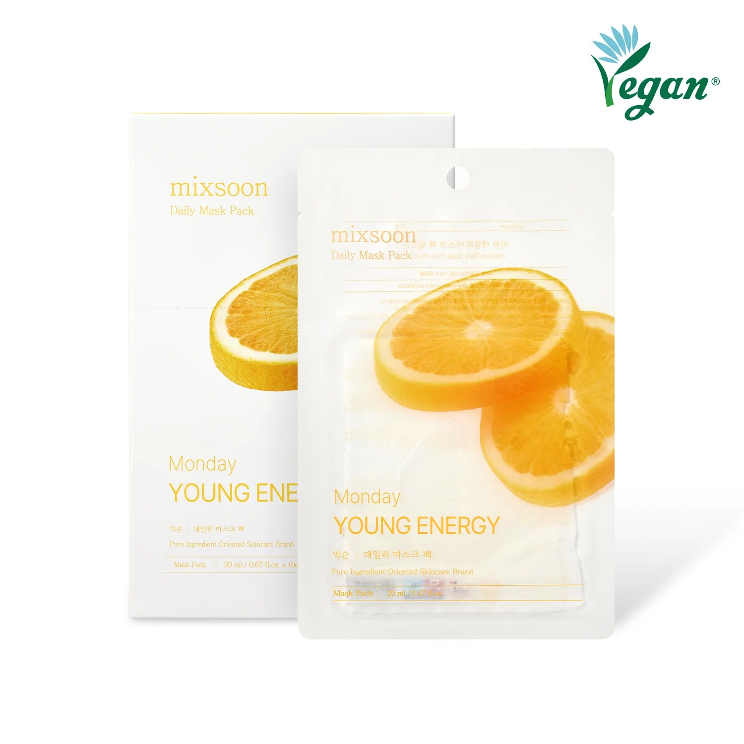 Sheet Mask Daily Mask Weekly Care Mixsoon (Monday Young Energy)
