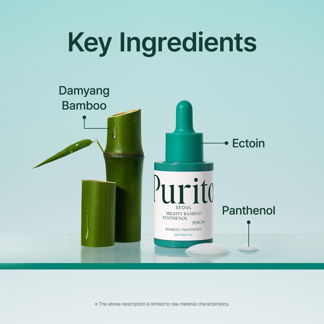 Suero Mighty Bamboo Panthenol Serum Purito