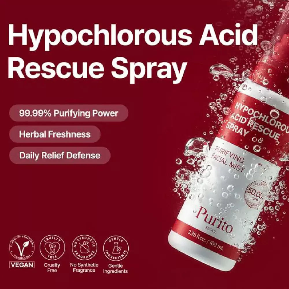 Suero Hypochlorous Acid Rescue Spray Purito
