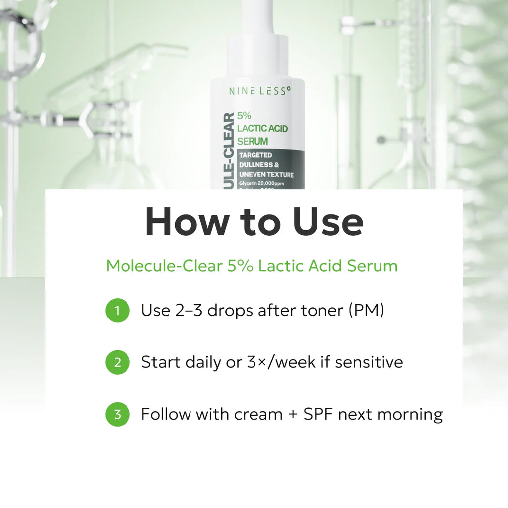 Suero Molecule-Clear 5% Lactic Acid Serum Nineless