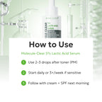 Suero Molecule-Clear 5% Lactic Acid Serum Nineless