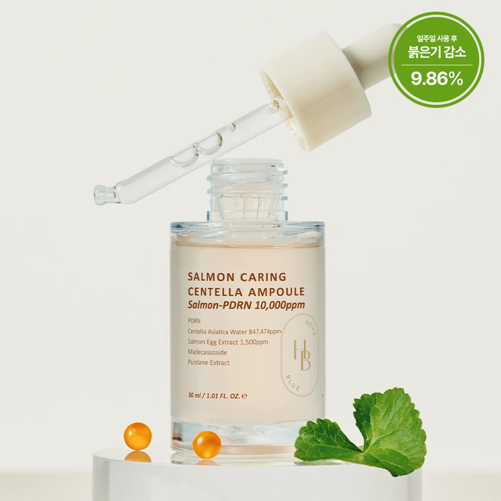 Suero Salmon Caring Centella Ampoule Heveblue