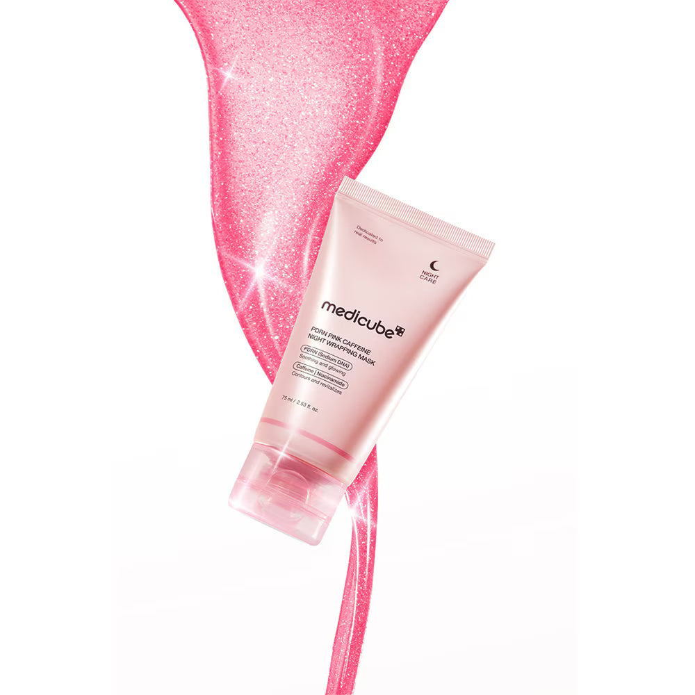 Mascarilla Pdrn Pink Caffeine Night Wrapping Mask Medicube