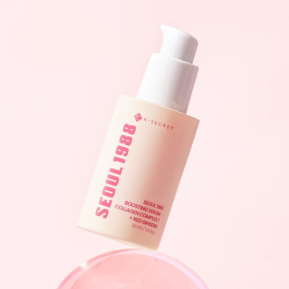 Suero Seoul 1988 Boosting Serum: Collagen Complex 7 + Red Ginseng K-Secret (30Ml)