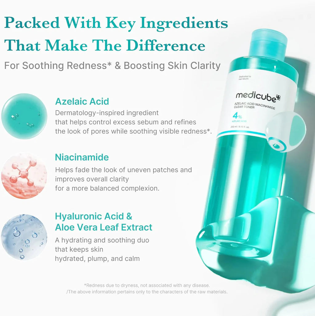 Tónico De Ácido Azelaico Niacinamide Clear Toner Medicube