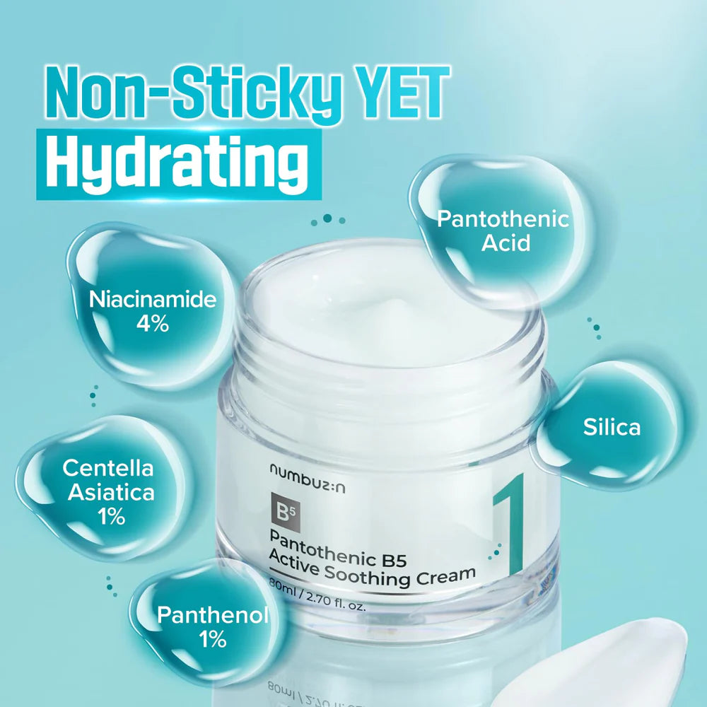Crema No. 1 Pantothenic B5 Active Soothing Cream Numbuzin