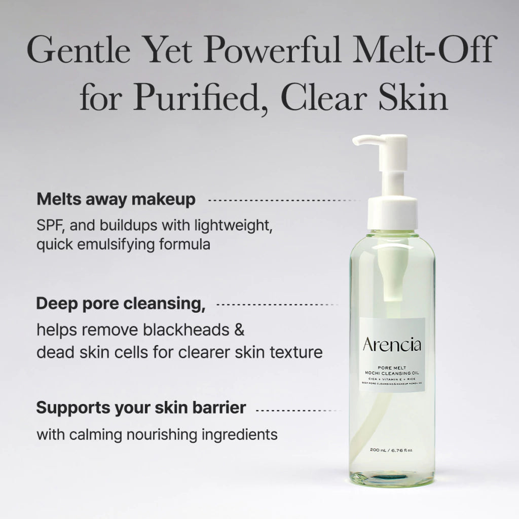 Limpiador Pore Melt Mochi Cleansing Oil Arencia