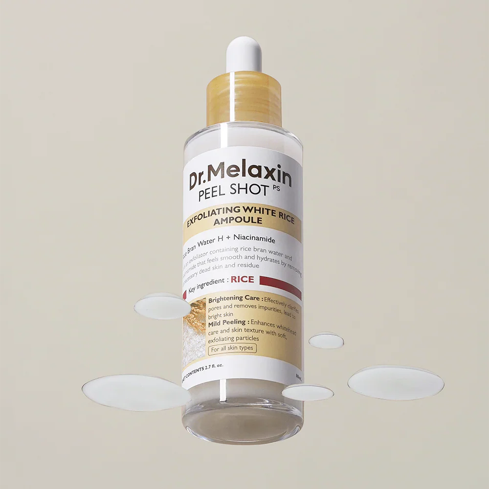 Suero Exfoliante Peel Shot White Rice Ampoule Dr. Melaxin.