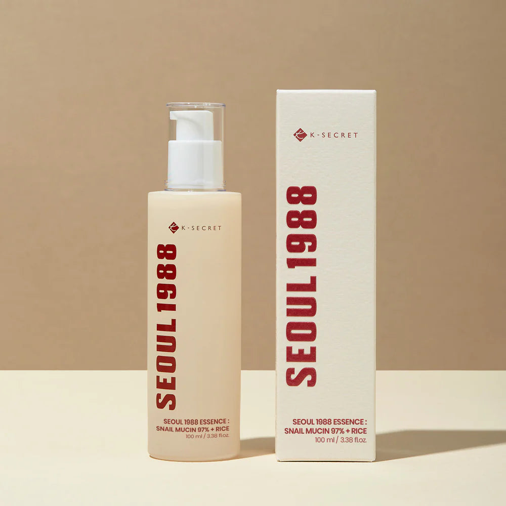 Esencia Snail Mucin 97% + Rice Seoul 1988 K-Secret