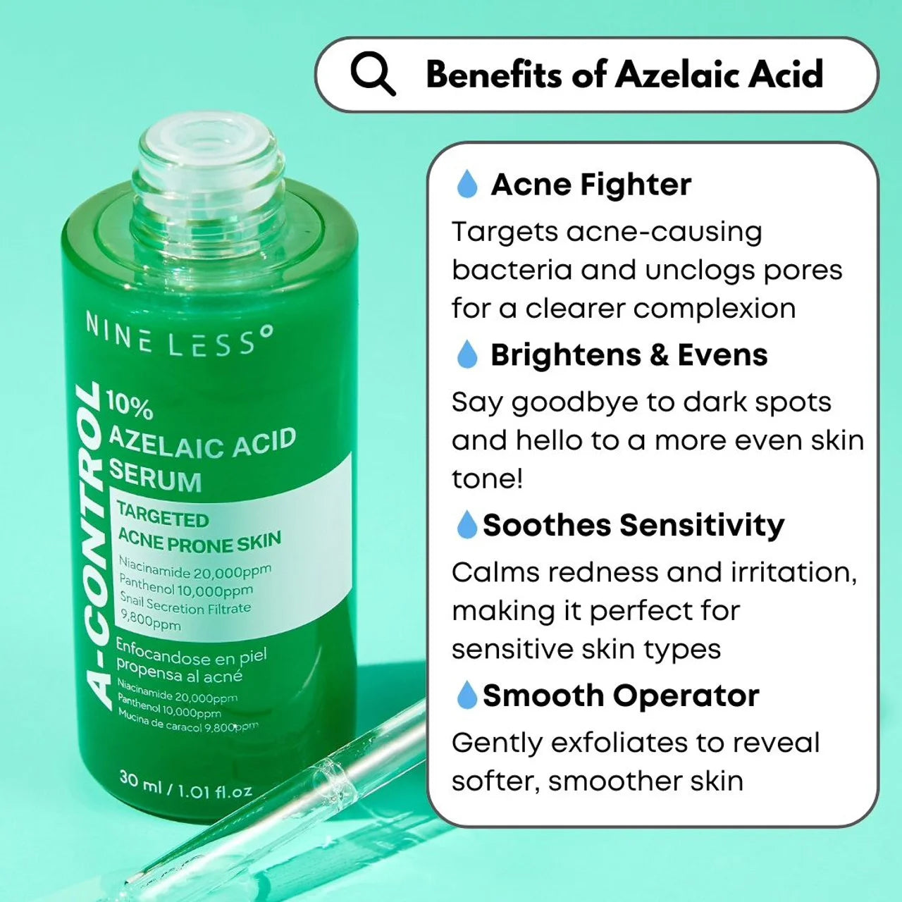 Suero Azelaic Acid 10% Nineless
