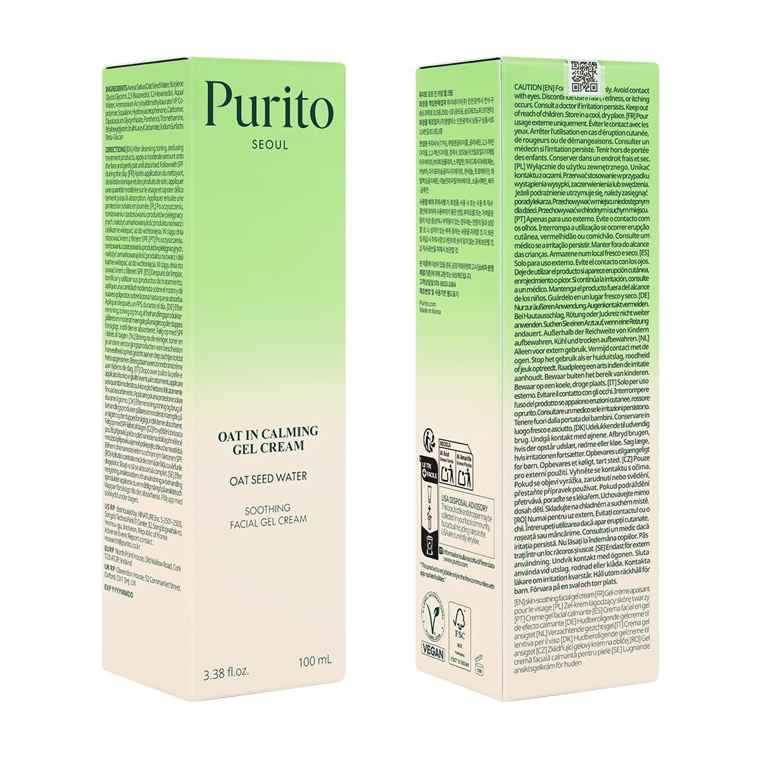 Crema Oat-In Calming Gel Purito