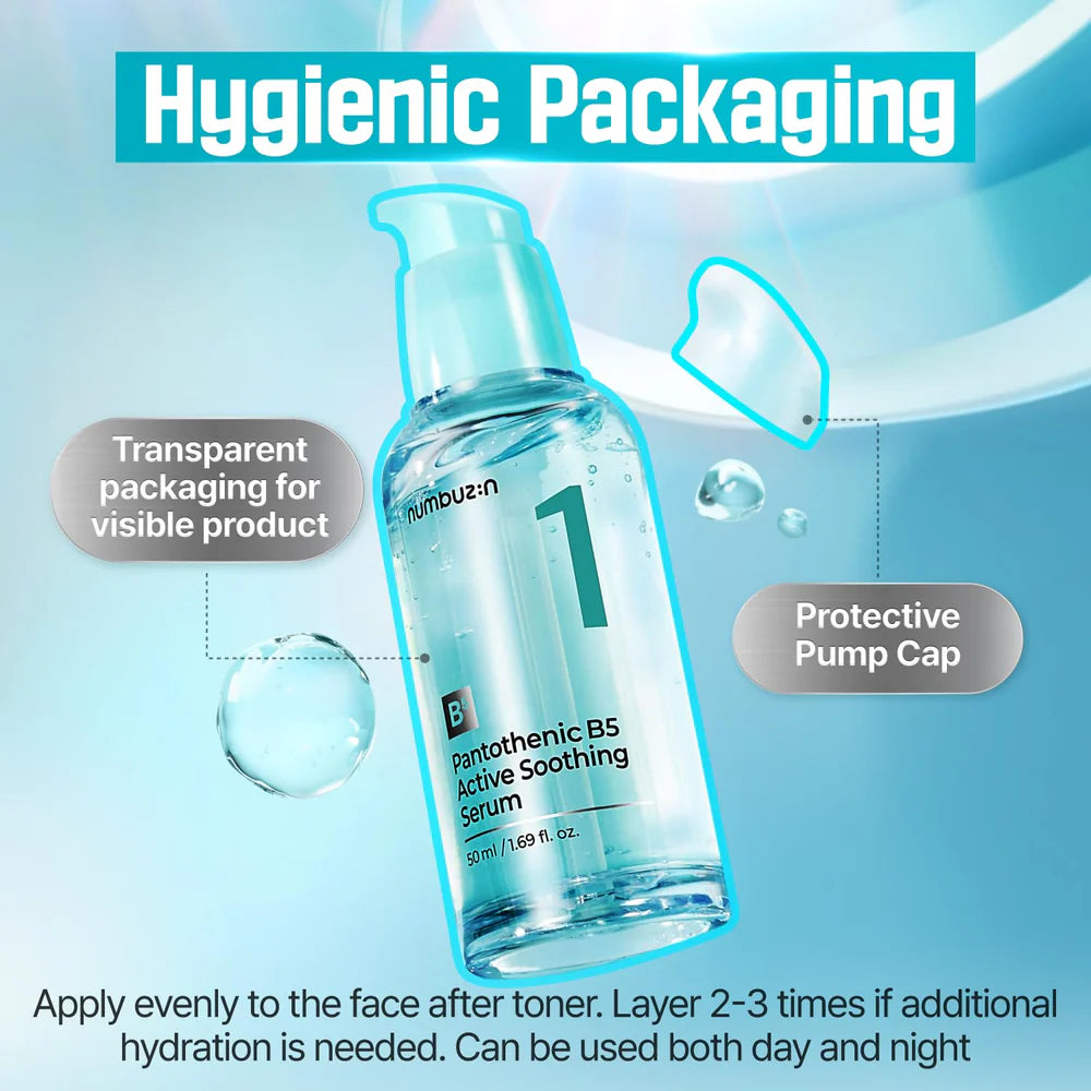 Suero Pantothenic B5 Active Soothing Serum Numbuzin Imagen secundaria del producto