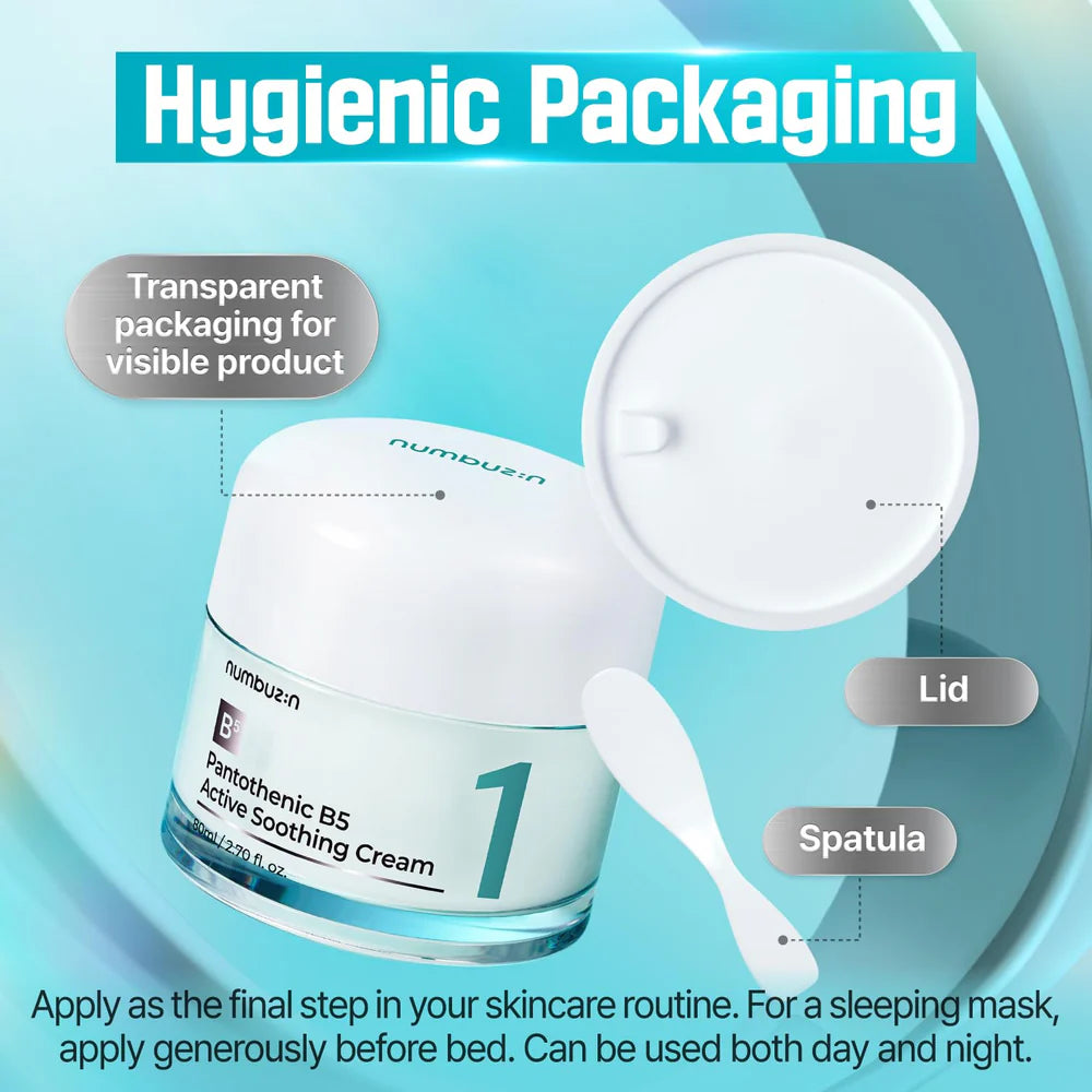 Crema No. 1 Pantothenic B5 Active Soothing Cream Numbuzin