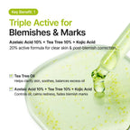 Suero Azelaic Acid 10 Kojic Tea Tree Serum Purito