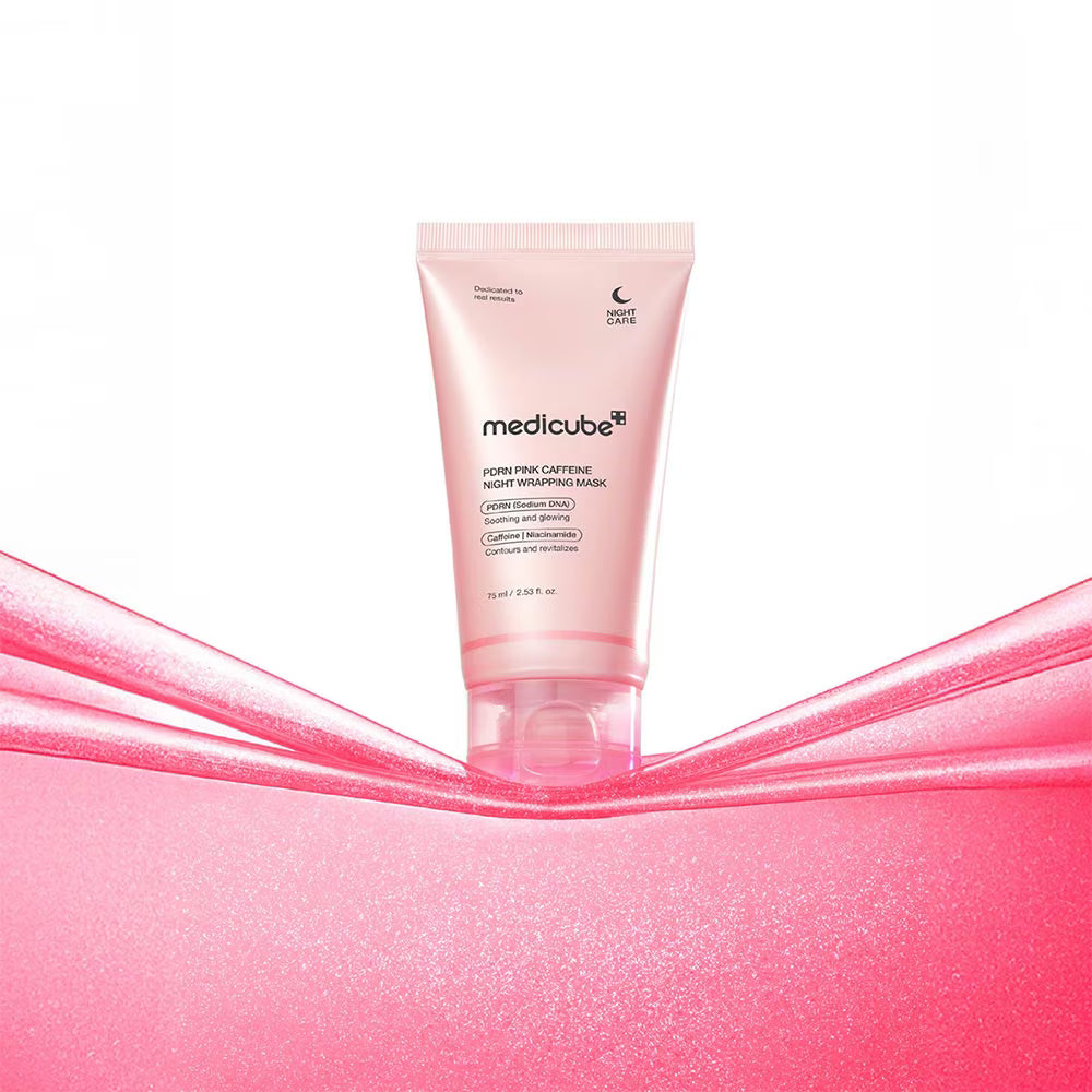 Mascarilla Pdrn Pink Caffeine Night Wrapping Mask Medicube
