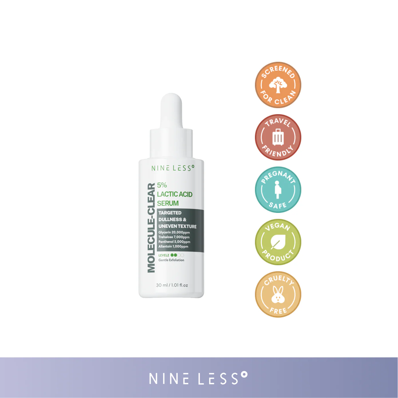 Suero Molecule-Clear 5% Lactic Acid Serum Nineless