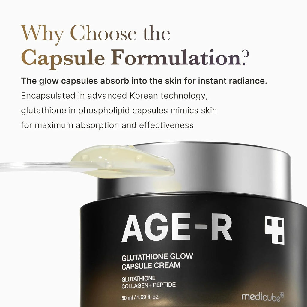 Crema Age-R Glutathione Glow Capsule Cream Medicube