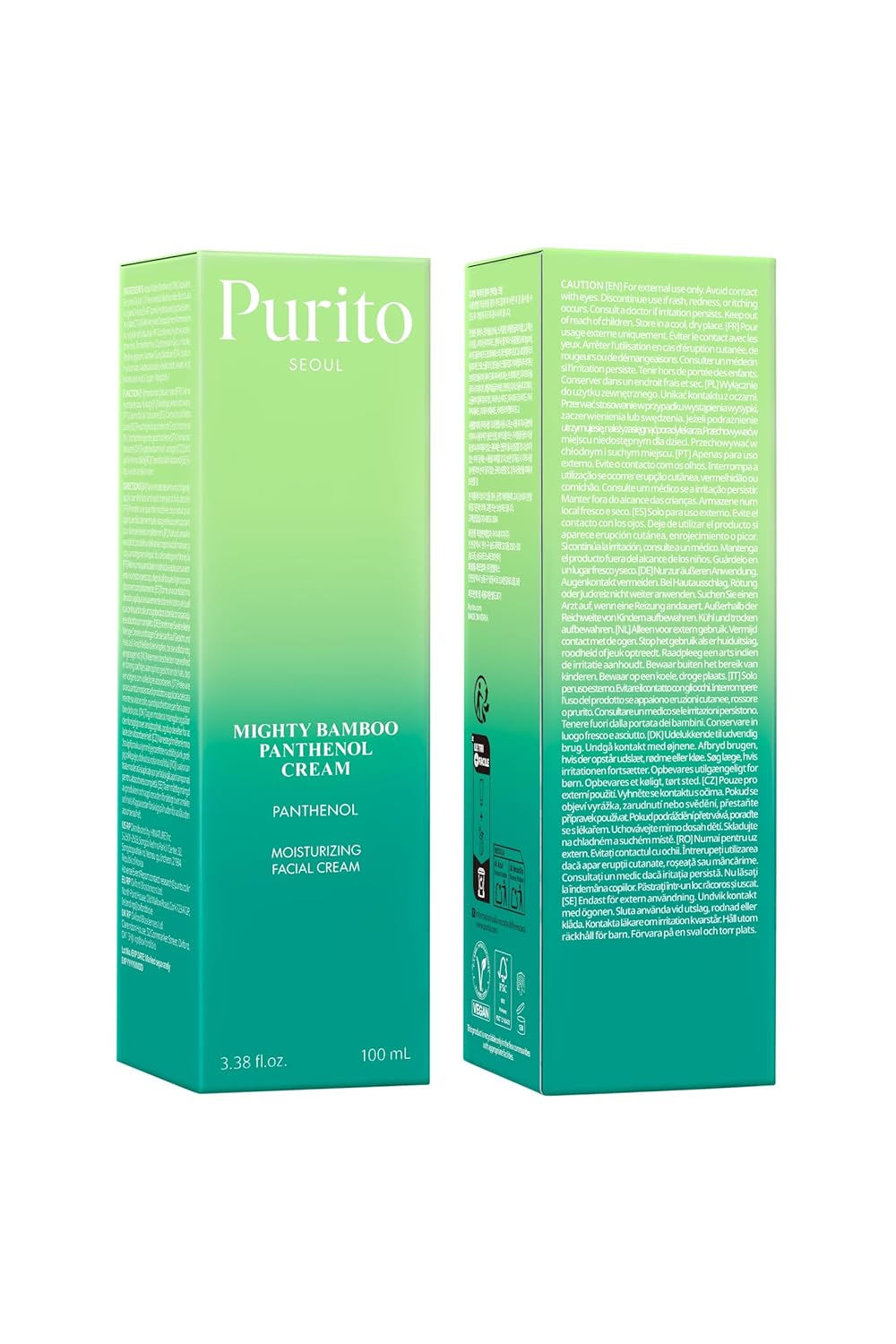 Crema Mighty Bamboo Panthenol Cream Purito