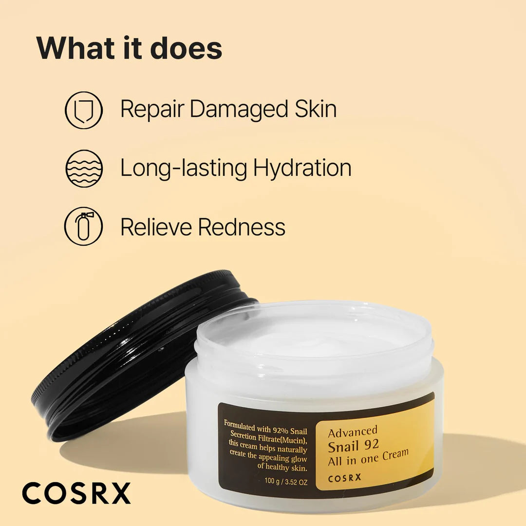 Crema Advanced Snail 92 All In One Cosrx (100Gr)
