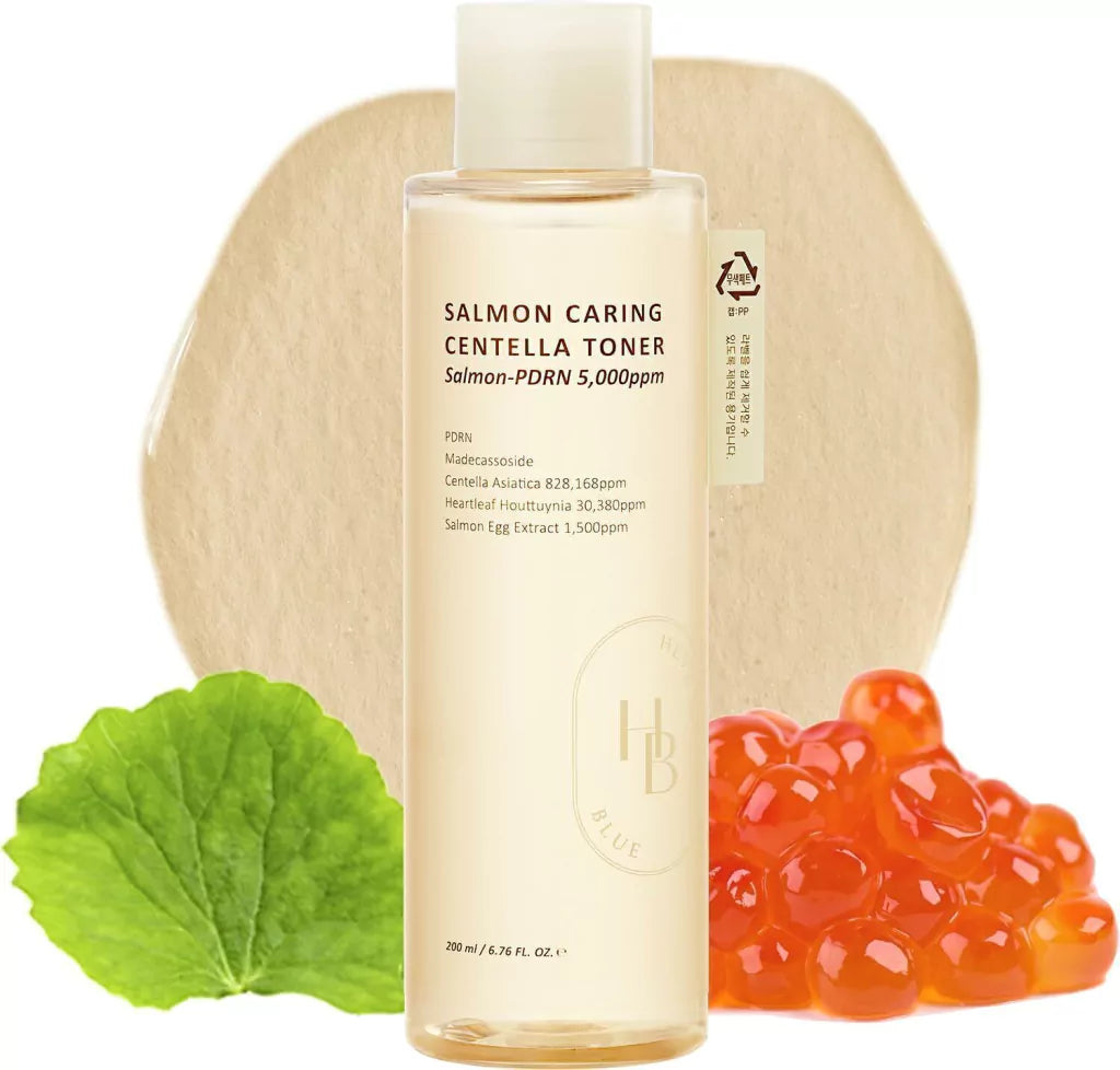 Tónico Salmon Caring Centella Toner Heveblue