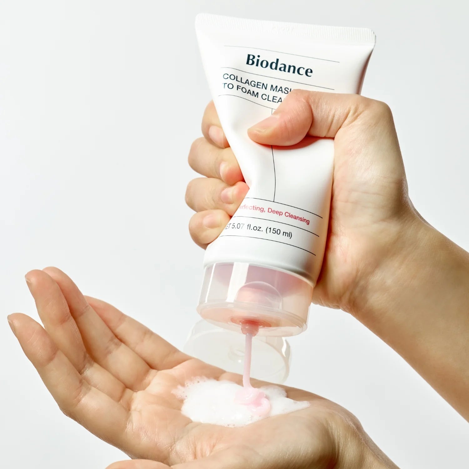 Limpiador Collagen Mask To Foam Cleanser Biodance Imagen secundaria del producto