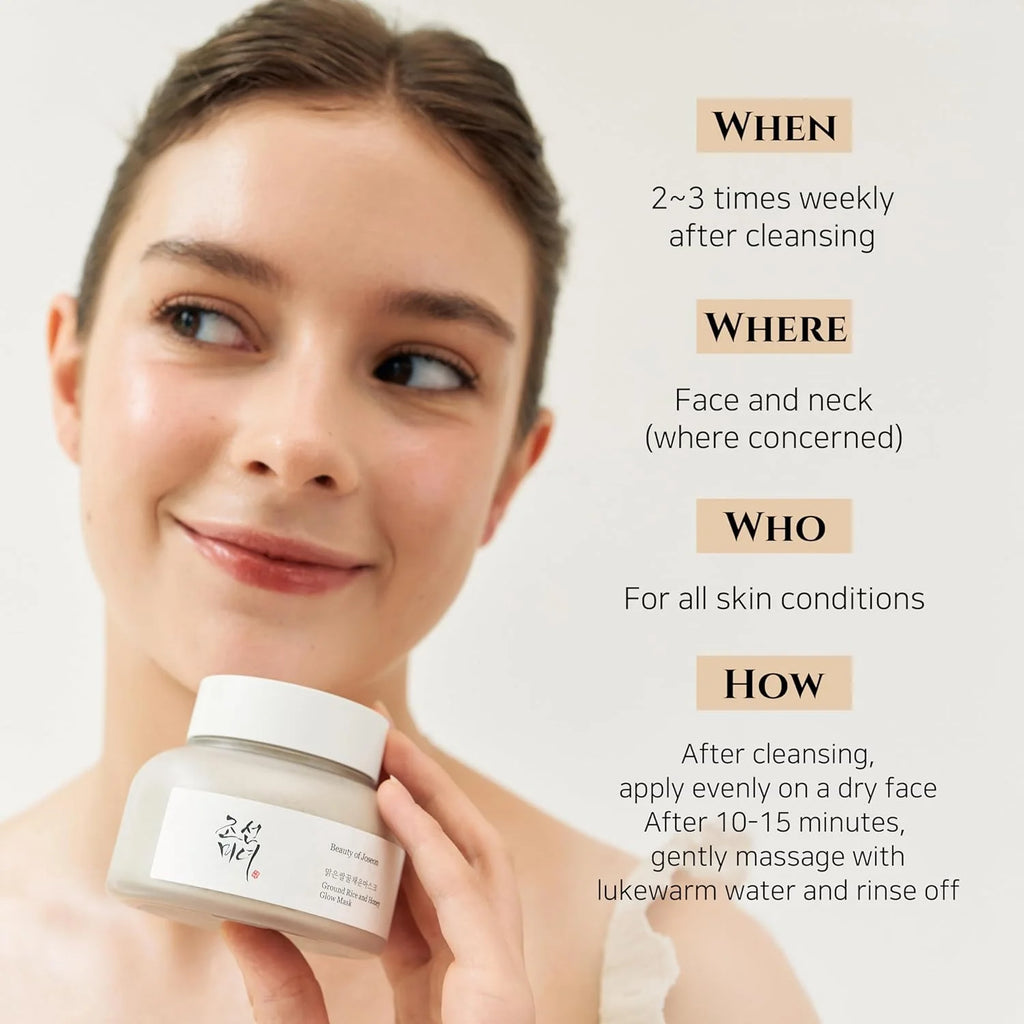 Mascarilla Ground Rice And Honey Glow Mask Beauty Of Joseon