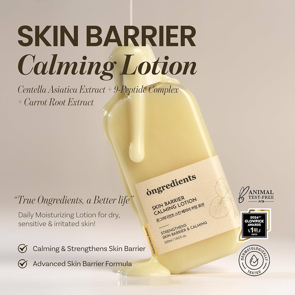 Loción Skin Barrier Calming Lotion Ongredients (80Ml)
