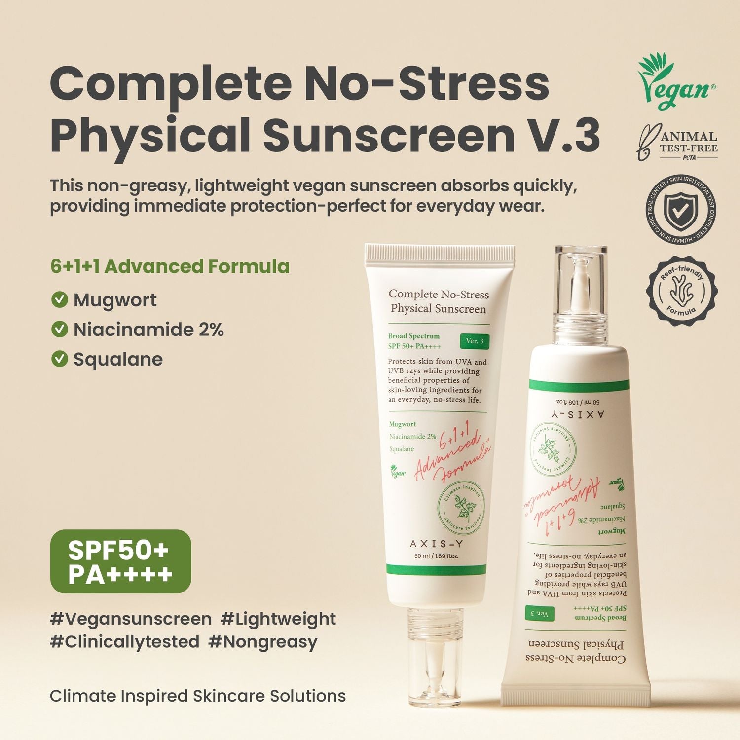 Protector Complete No Stress Physical Sunscreen Axis-Y