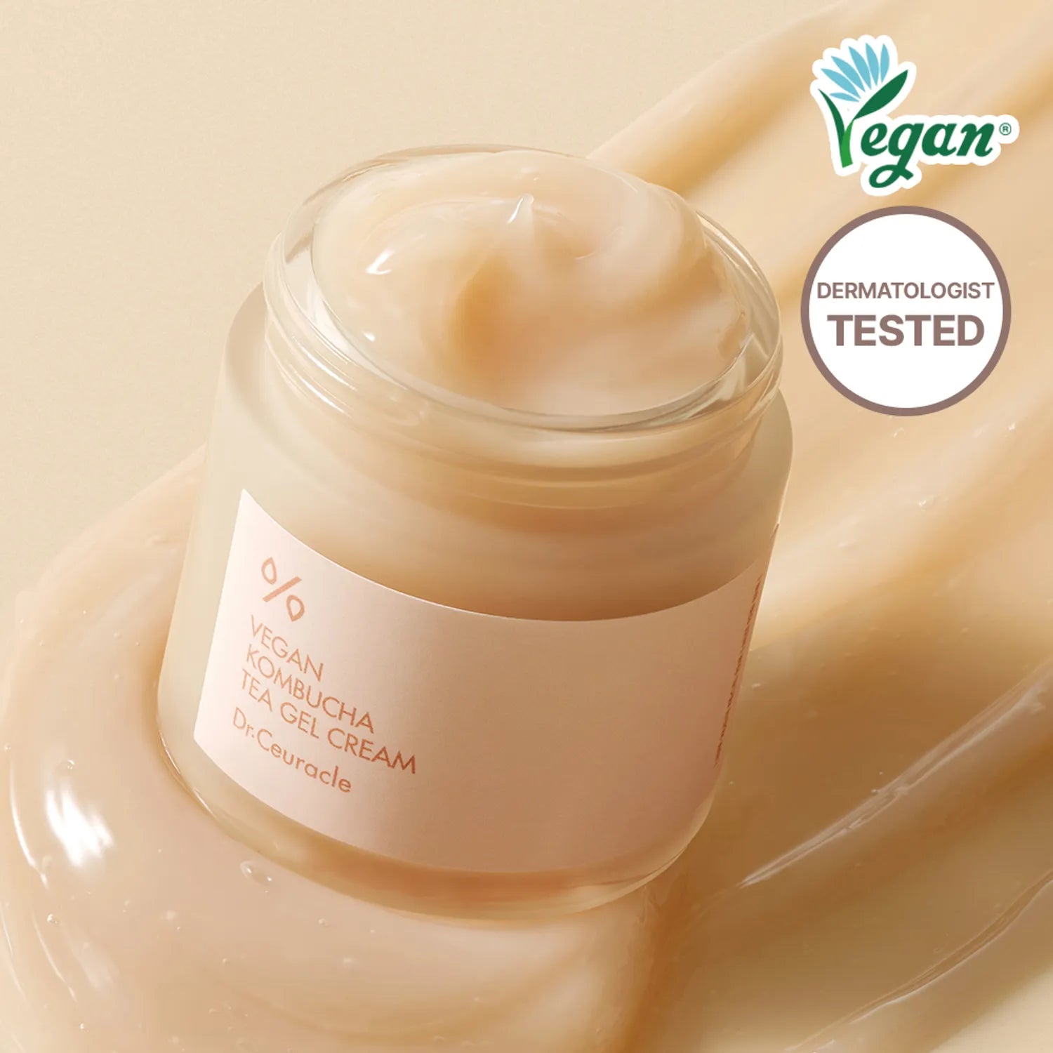 Crema Vegan Kombucha Tea Gel Dr. Ceuracle (75Gr) Imagen secundaria del producto