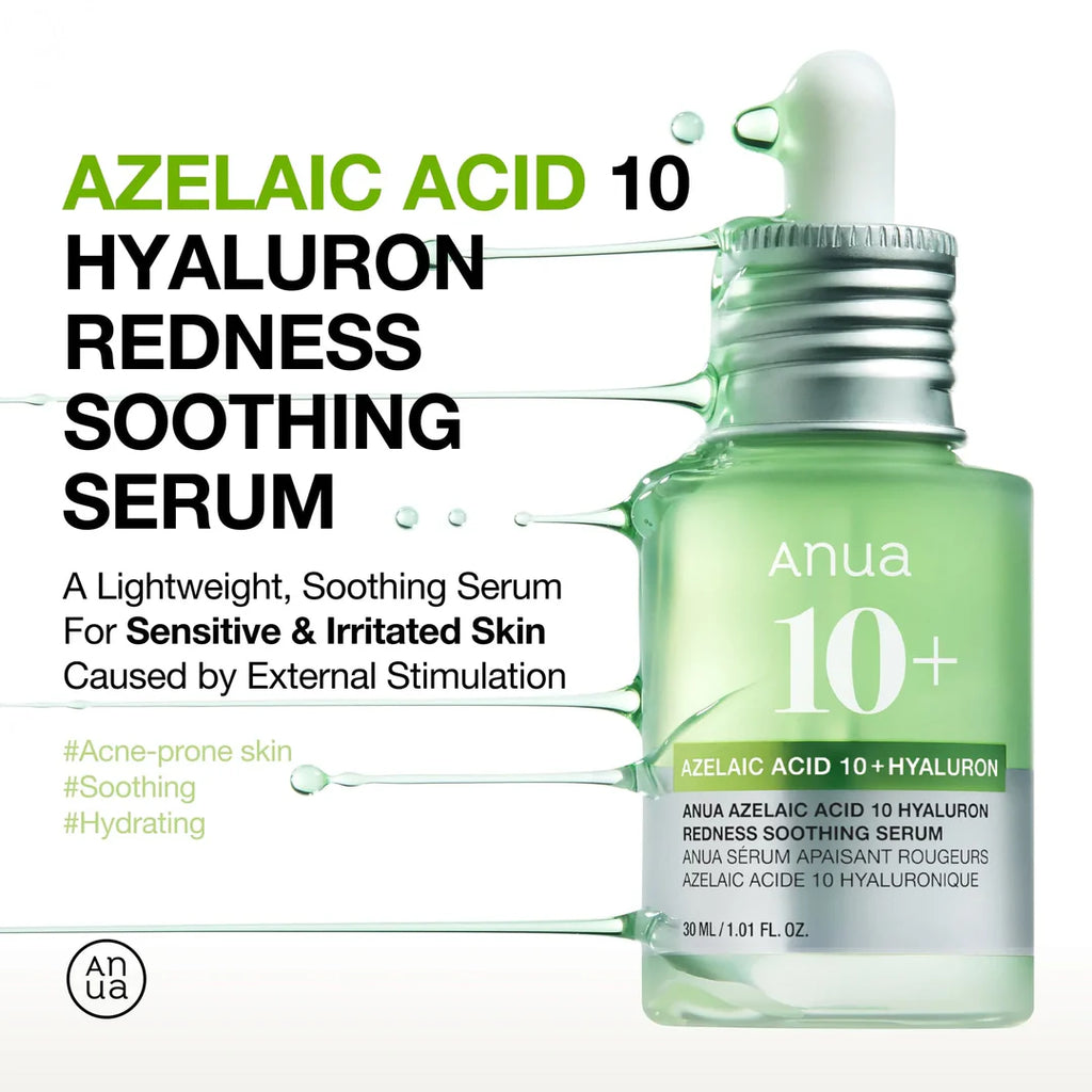 Suero Azelaic Acid 10 Hyaluron Redness Soothing Anua