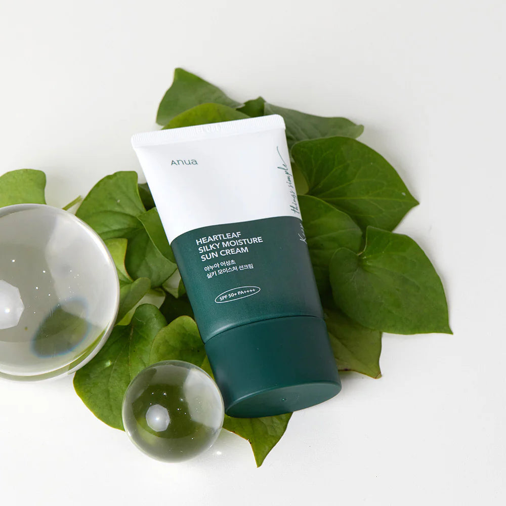 Protector Solar Heartleaf Silky Moisture Sunscreen Anua