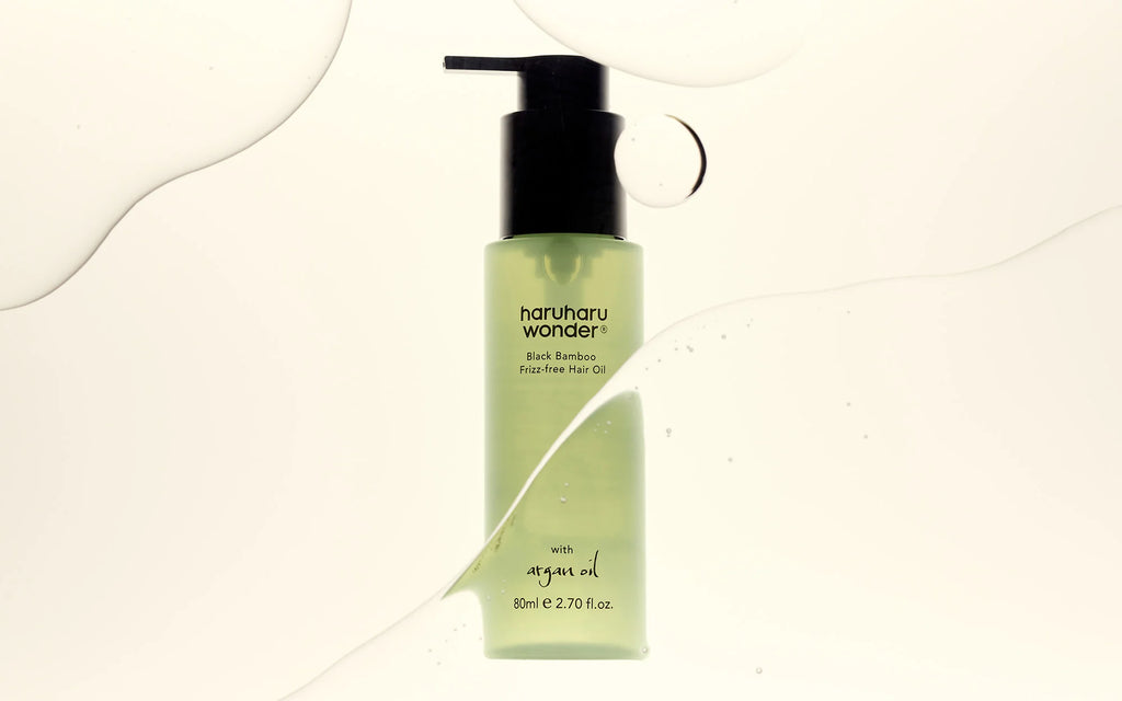 Aceite Capilar Black Bamboo Frizz-Free Hair Oil Haruharu Wonder