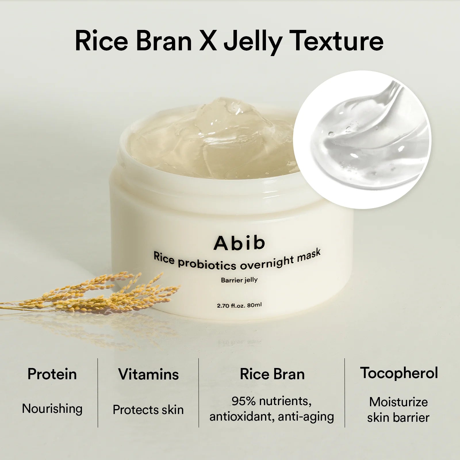 Mascarilla Rice Probiotics Overnight Mask Abib