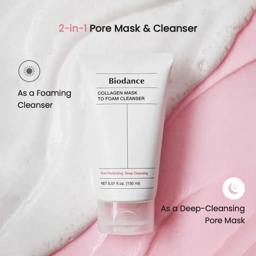 Limpiador Collagen Mask To Foam Cleanser Biodance